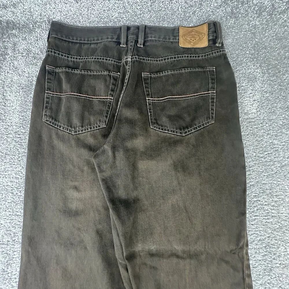 Indigo Palms Jeans Men's 34x32 Classic Fit Brown Soft Denim Y2K 00's Straight
